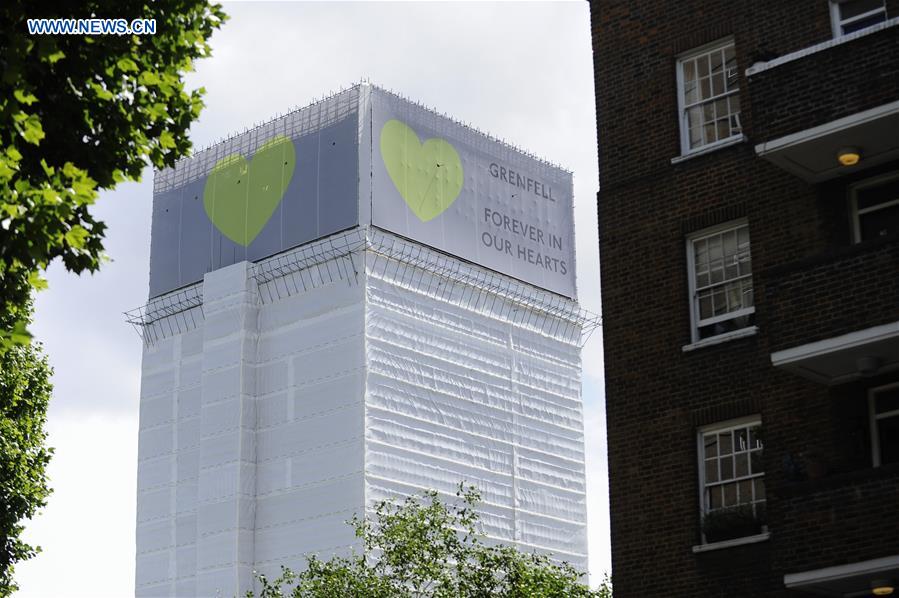 BRITAIN-LONDON-GRENFELL TOWER-FIRE-ONE YEAR ANNIVERSARY