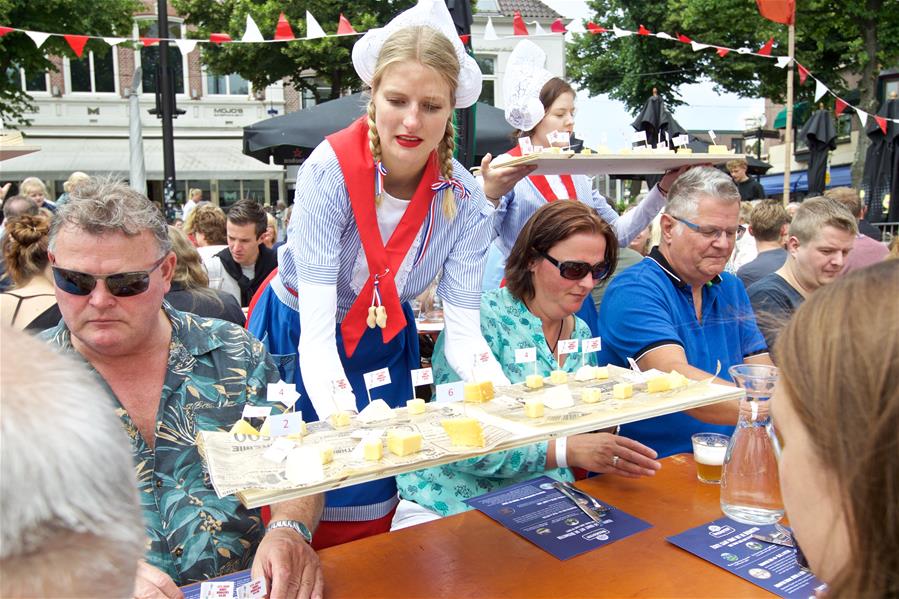 THE NETHERLANDS-ALKMAAR-CHEESE TASTING