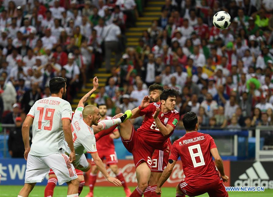 (SP)RUSSIA-KAZAN-2018 WORLD CUP-GROUP B-SPAIN VS IRAN