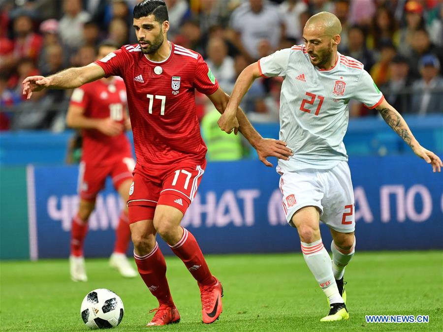 (SP)RUSSIA-KAZAN-2018 WORLD CUP-GROUP B-SPAIN VS IRAN