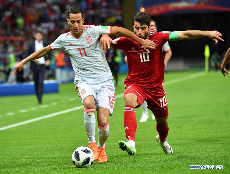 (SP)RUSSIA-KAZAN-2018 WORLD CUP-GROUP B-SPAIN VS IRAN