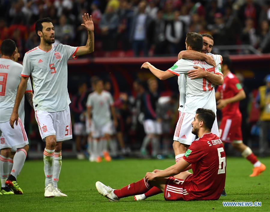 (SP)RUSSIA-KAZAN-2018 WORLD CUP-GROUP B-SPAIN VS IRAN