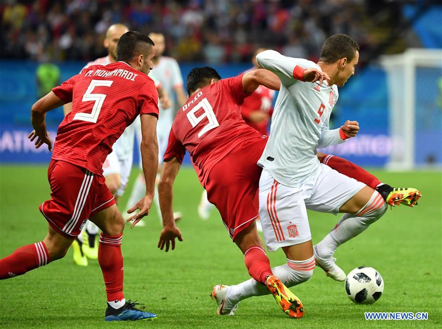 (SP)RUSSIA-KAZAN-2018 WORLD CUP-GROUP B-SPAIN VS IRAN