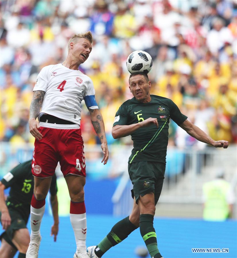 (SP)RUSSIA-SAMARA-2018 WORLD CUP-GROUP C-DENMARK VS AUSTRALIA