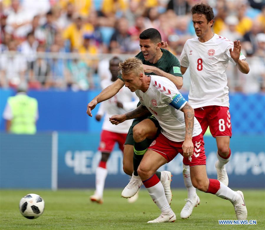 (SP)RUSSIA-SAMARA-2018 WORLD CUP-GROUP C-DENMARK VS AUSTRALIA