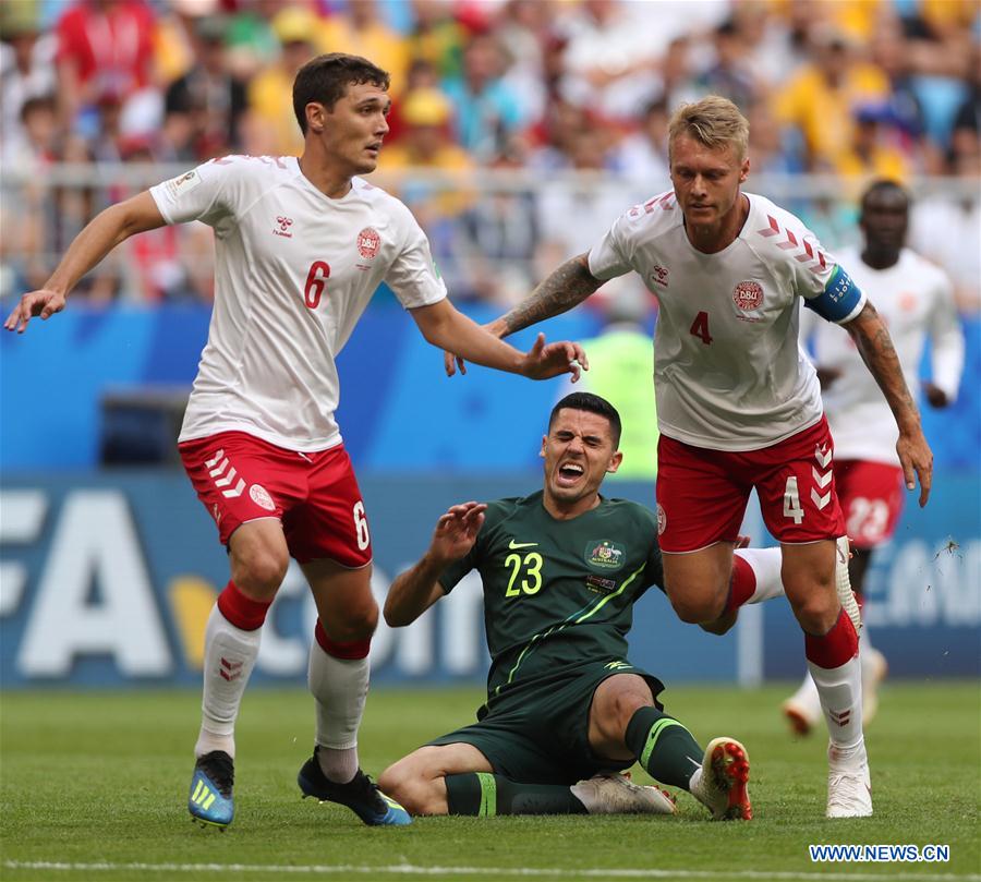 (SP)RUSSIA-SAMARA-2018 WORLD CUP-GROUP C-DENMARK VS AUSTRALIA