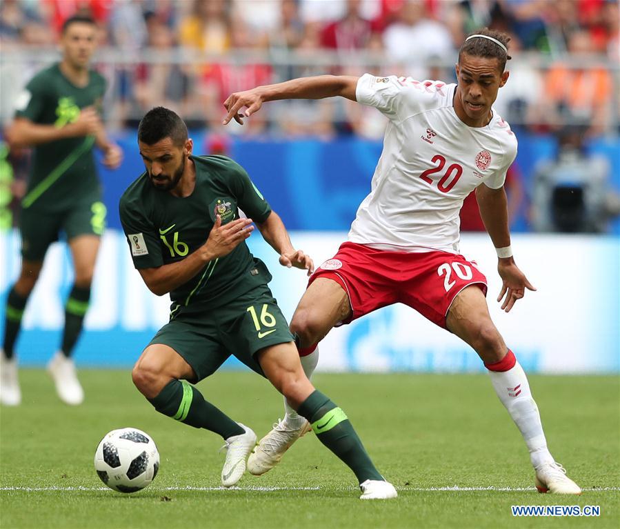 (SP)RUSSIA-SAMARA-2018 WORLD CUP-GROUP C-DENMARK VS AUSTRALIA