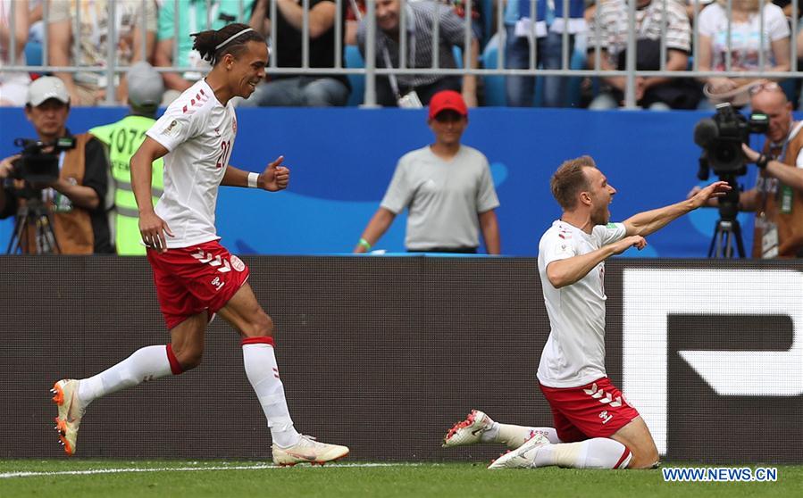 (SP)RUSSIA-SAMARA-2018 WORLD CUP-GROUP C-DENMARK VS AUSTRALIA