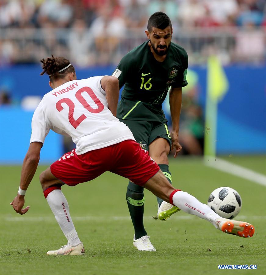 (SP)RUSSIA-SAMARA-2018 WORLD CUP-GROUP C-DENMARK VS AUSTRALIA