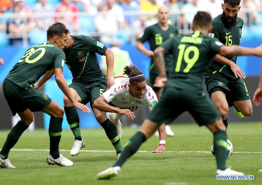 (SP)RUSSIA-SAMARA-2018 WORLD CUP-GROUP C-DENMARK VS AUSTRALIA