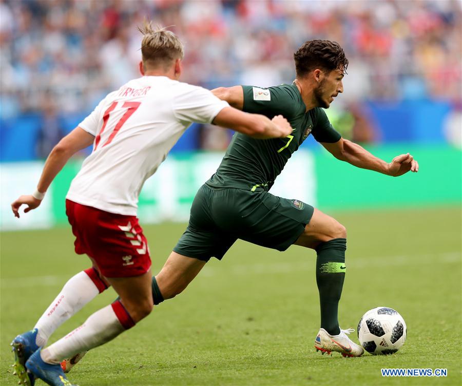 (SP)RUSSIA-SAMARA-2018 WORLD CUP-GROUP C-DENMARK VS AUSTRALIA