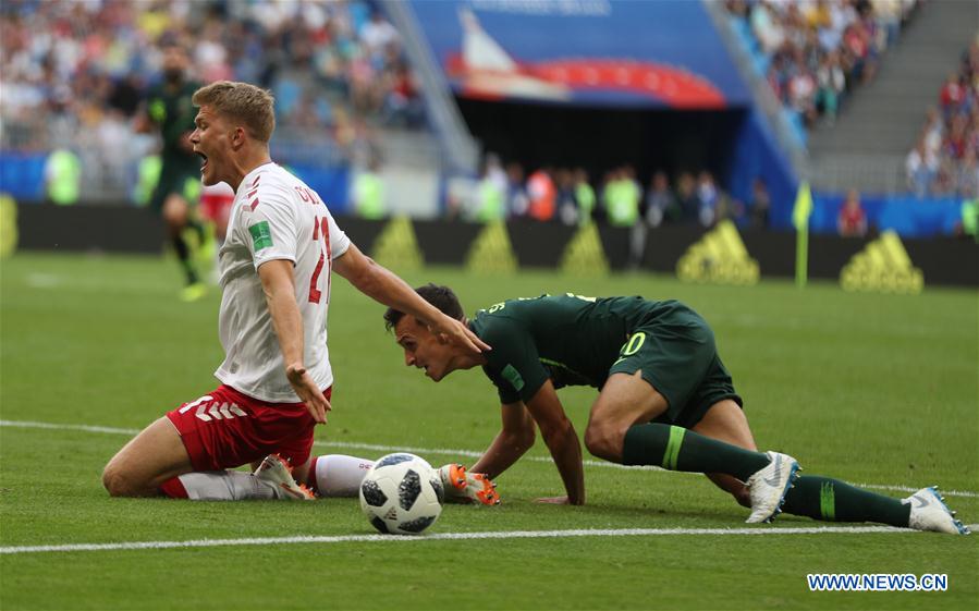 (SP)RUSSIA-SAMARA-2018 WORLD CUP-GROUP C-DENMARK VS AUSTRALIA