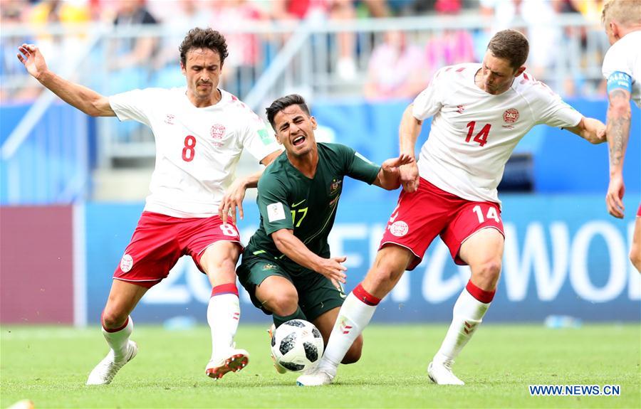 (SP)RUSSIA-SAMARA-2018 WORLD CUP-GROUP C-DENMARK VS AUSTRALIA