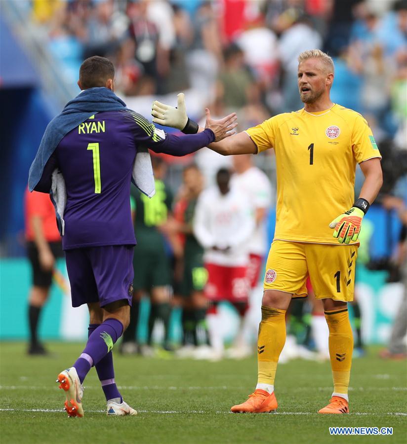 (SP)RUSSIA-SAMARA-2018 WORLD CUP-GROUP C-DENMARK VS AUSTRALIA