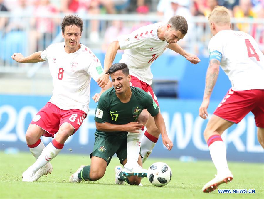 (SP)RUSSIA-SAMARA-2018 WORLD CUP-GROUP C-DENMARK VS AUSTRALIA