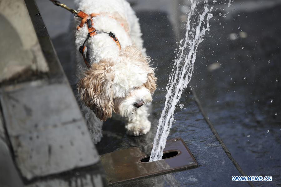 U.S.-NEW YORK CITY-WEATHER-HEAT