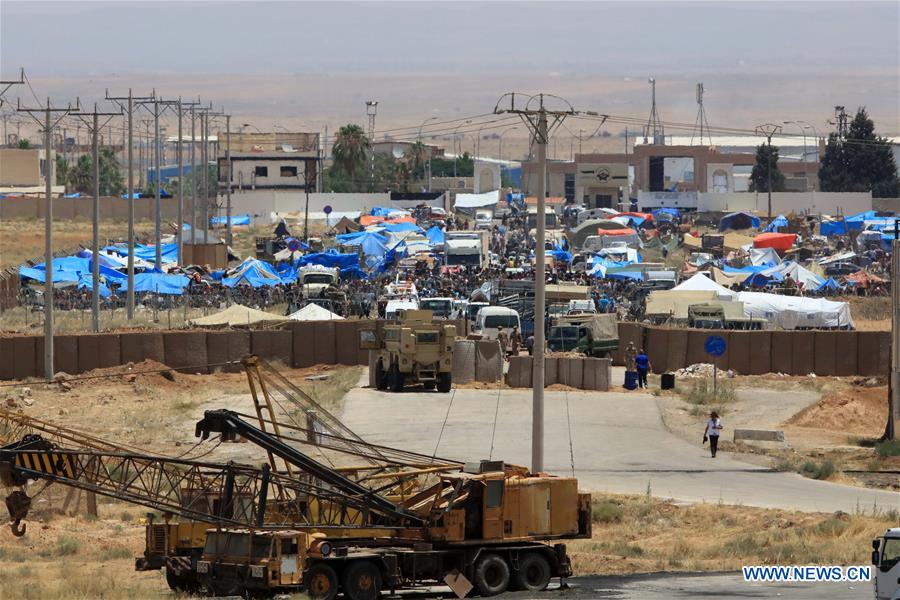 JORDAN-NASIB-BORDER CROSSING-SYRIA-REFUGEES