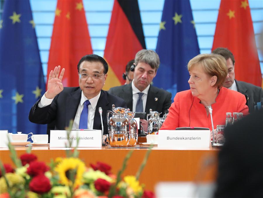 GERMANY-BERLIN-CHINA-LI KEQIANG-ANGELA MERKEL-INTERGOVERNMENTAL CONSULTATIONS