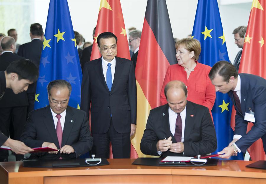 GERMANY-BERLIN-CHINA-LI KEQIANG-ANGELA MERKEL-INTERGOVERNMENTAL CONSULTATIONS