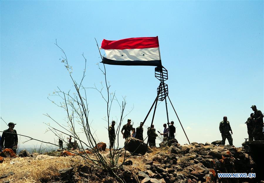 SYRIA-DARAA-ARMY-CAPTURE-STRATEGIC HILL