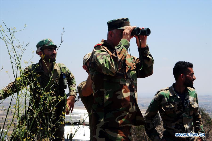 SYRIA-DARAA-ARMY-CAPTURE-STRATEGIC HILL