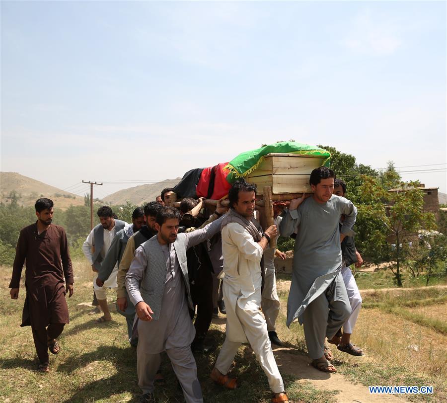 AFGHANISTAN-KABUL-FUNERAL-SUICIDE ATTACK