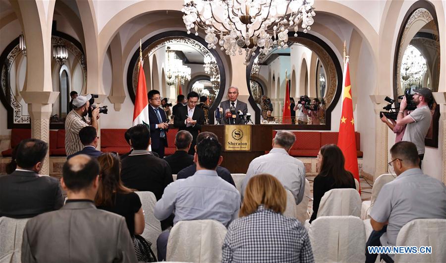 SYRIA-DAMASCUS-CHINA-SPECIAL ENVOY-PRESS CONFERENCE