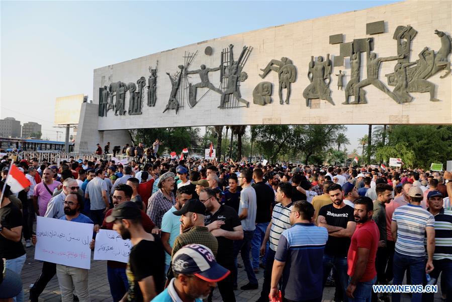 IRAQ-BAGHDAD-PROTEST