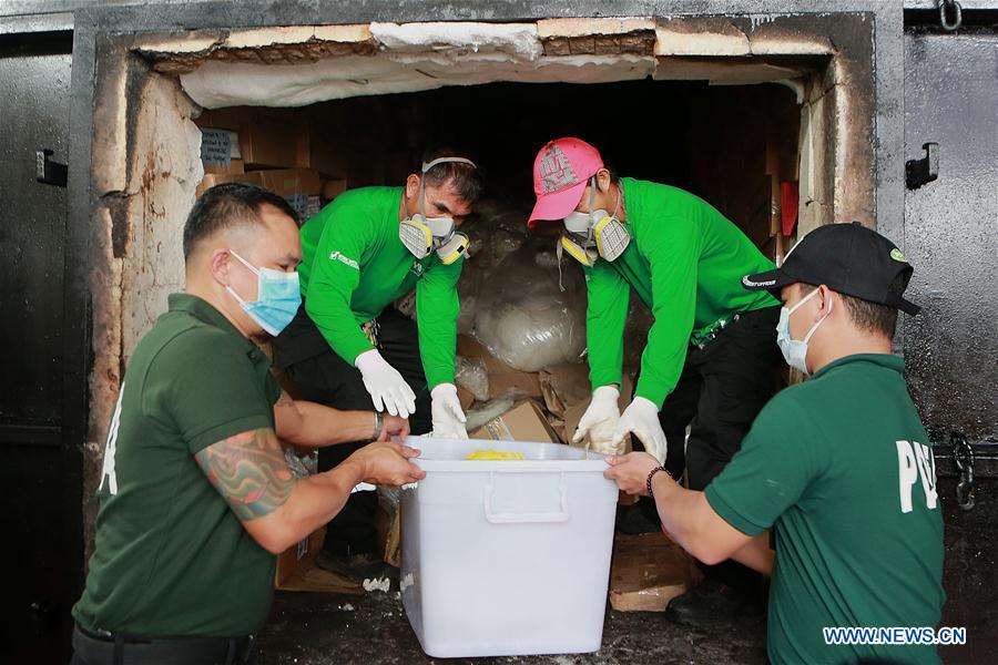 THE PHILIPPINES-CAVITE-ILLEGAL DRUGS-DESTRUCTION 