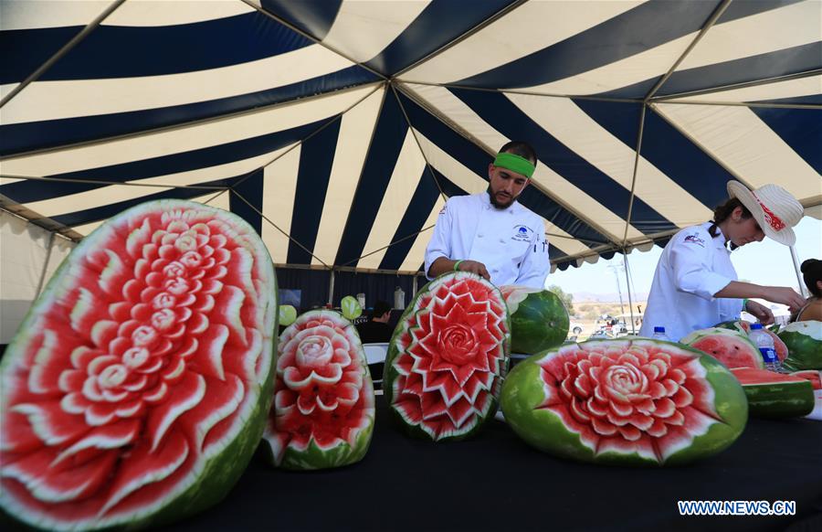 56th Annual California Watermelon Festival held in Los Angeles Xinhua