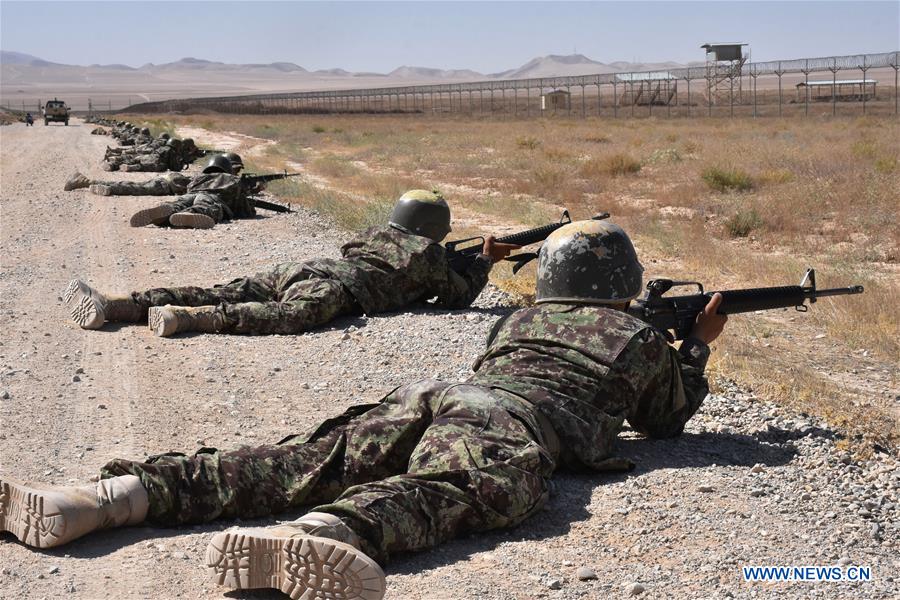 AFGHANISTAN-BALKH-MILITARY TRAINING