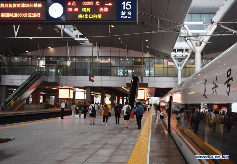 CHINA-BEIJING-TIANJIN-BULLET TRAIN-350KM/H (CN)