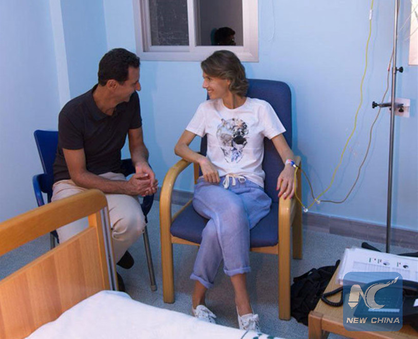 Syria's 1st lady Asma al-Assad starts treatmen