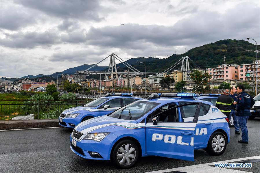 ITALY-GENOA-MOTORWAY BRIDGE-COLLAPSE