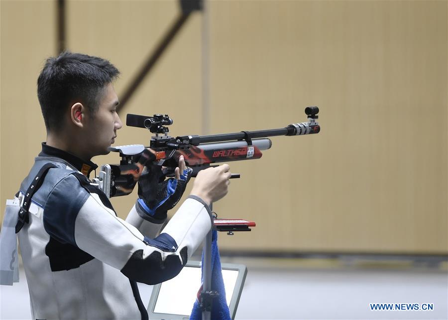 (SP)INDONESIA-PALEMBANG-ASIAN GAMES-SHOOTING-MEN'S 10M AIR RIFLE