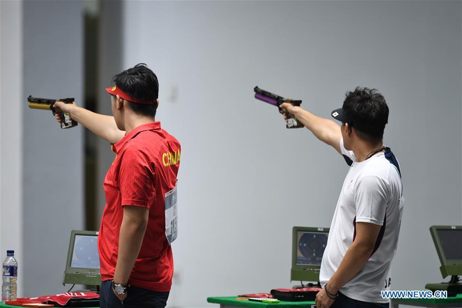 (SP)INDONESIA-PALEMBANG-ASIAN GAMES-SHOOTING-MEN'S 10M AIR PISTOL