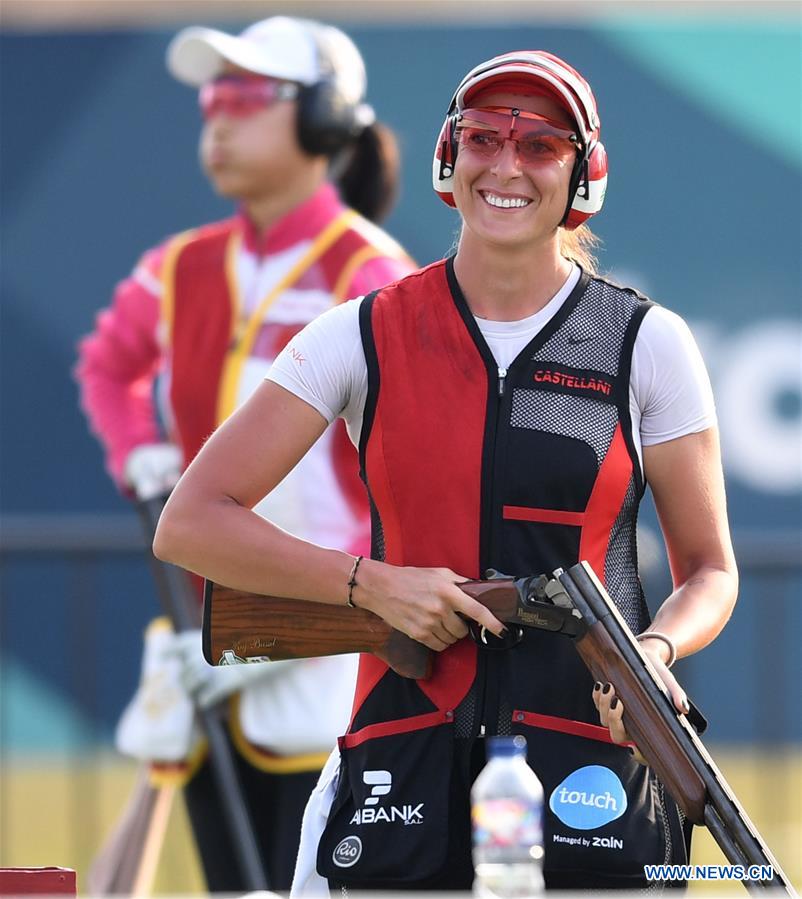 (SP)INDONESIA-PALEMBANG-ASIAN GAMES-SHOOTING-TRAP MIXED TEAM