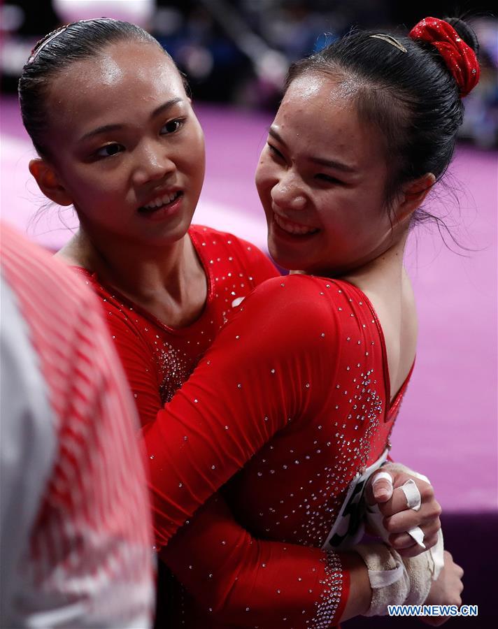 (SP)INDONESIA-JAKARTA-ASIAN GAMES-ARTISTIC GYMNASTICS