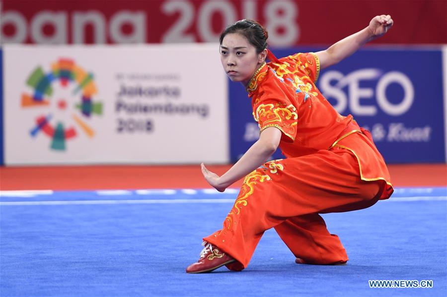 (SP)INDONESIA-JAKARTA-ASIAN GAMES-WUSHU-WOMEN'S CHANGQUAN