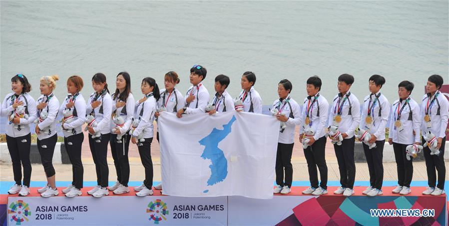 (SP)INDONESIA-PALEMBANG-ASIAN GAMES-WOMEN’S CANOE TBR 500M-FINAL