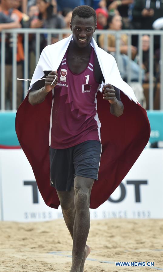 (SP)INDONESIA-PALEMBANG-ASIAN GAMES-MEN'S BEACH VOLLEYBALL