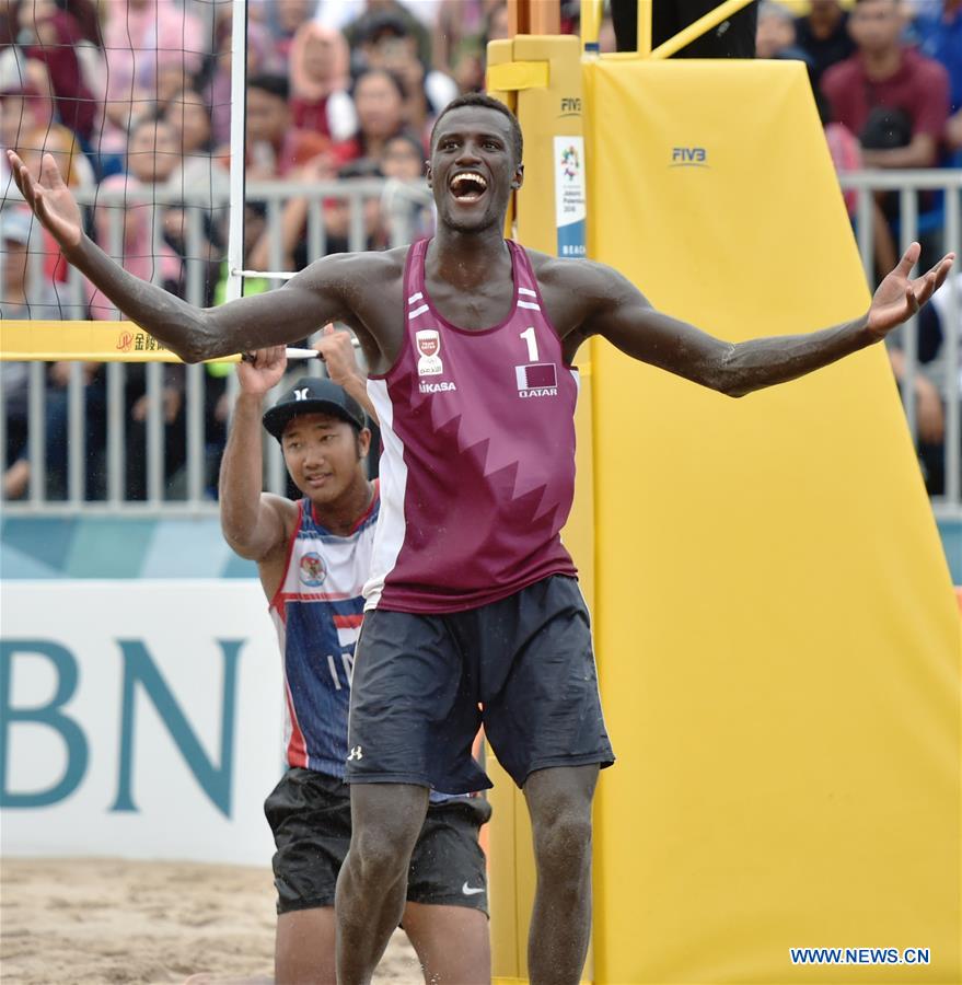 (SP)INDONESIA-PALEMBANG-ASIAN GAMES-MEN'S BEACH VOLLEYBALL