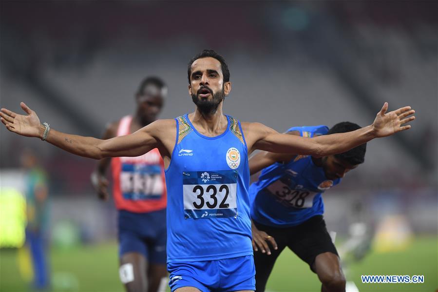 (SP)INDONESIA-JAKARTA-ASIAN GAMES-ATHLETICS-MEN'S 800M