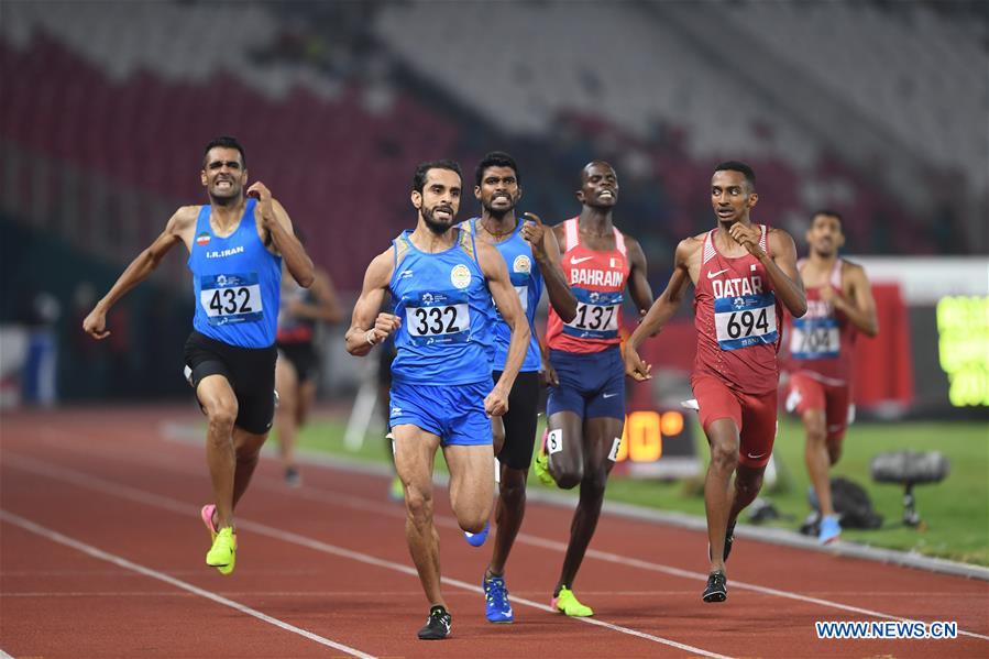 (SP)INDONESIA-JAKARTA-ASIAN GAMES-ATHLETICS-MEN'S 800M