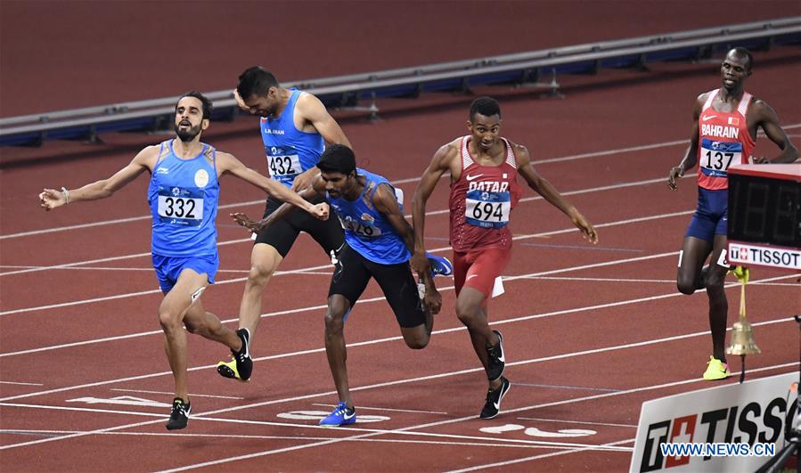 (SP)INDONESIA-JAKARTA-ASIAN GAMES-ATHLETICS-MEN'S 800M