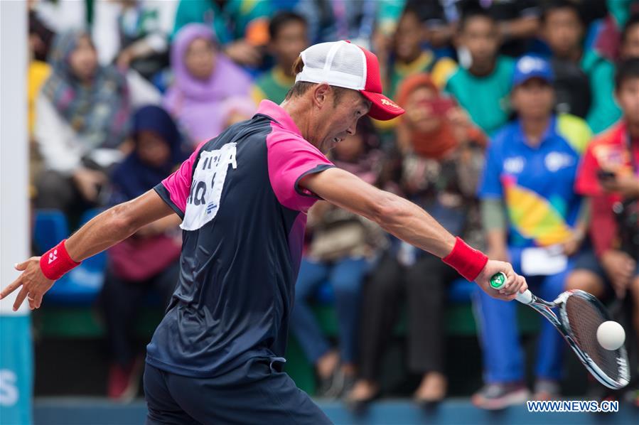 (SP)INDONESIA-PALEMBANG-ASIAN GAMES-MEN'S SINGLE SOFT TENNIS-FINAL