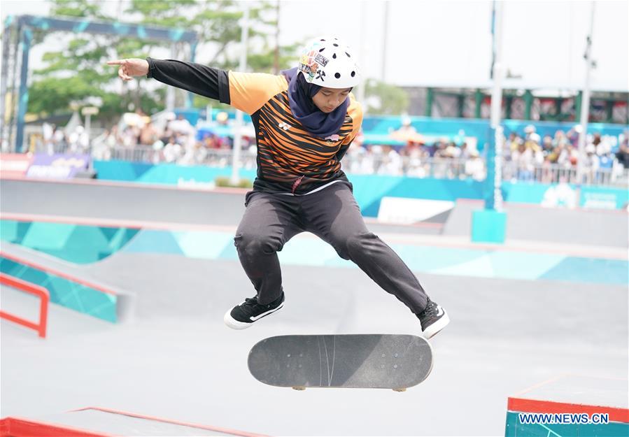 (SP)INDONESIA-PALEMBANG-ASIAN GAMES-SKATEBOARD