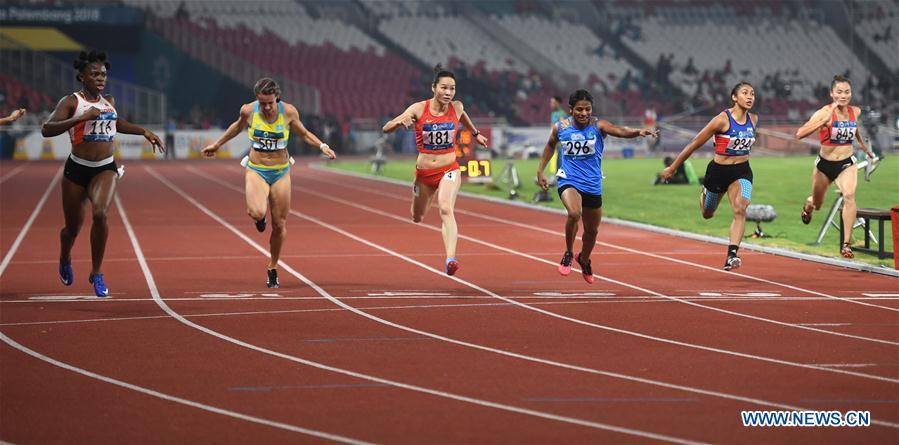 (SP)INDONESIA-JAKARTA-ASIAN GAMES-ATHLETICS-WOMEN'S 200M