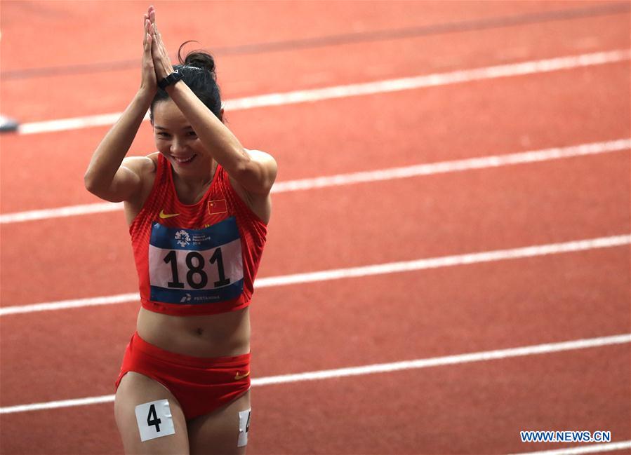 (SP)INDONESIA-JAKARTA-ASIAN GAMES-ATHLETICS-WOMEN'S 200M