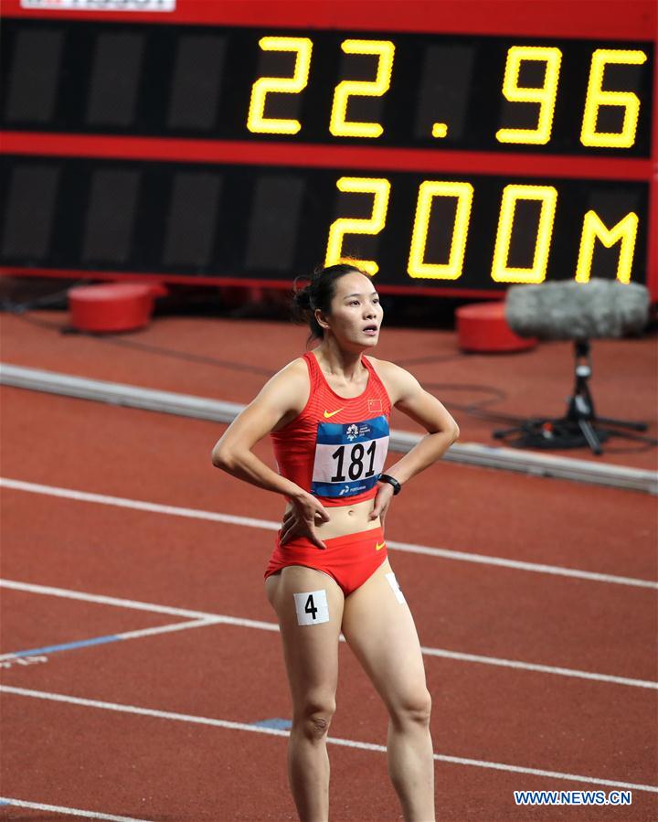 (SP)INDONESIA-JAKARTA-ASIAN GAMES-ATHLETICS-WOMEN'S 200M